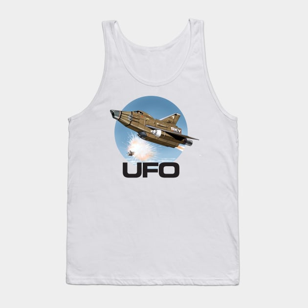 Sky One from 'UFO' Tank Top by RichardFarrell